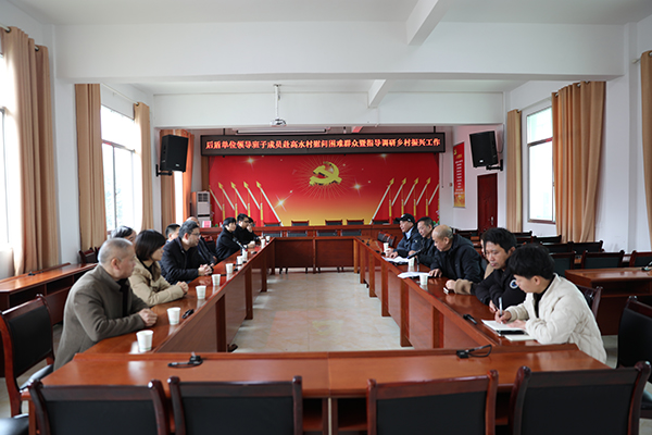 欧冠正规买球（中国）官方网站党委班子成员赴茶陵虎踞镇高水村开展慰问活动