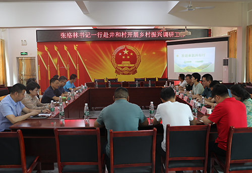 欧冠正规买球（中国）官方网站党委书记张格林到乡村振兴对口联系点茶陵井和村调研