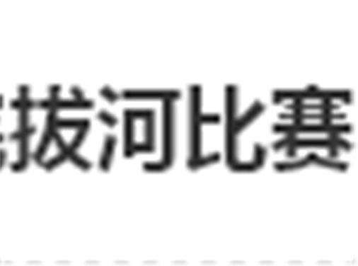 欧冠正规买球（中国）官方网站拔河比赛圆满结束