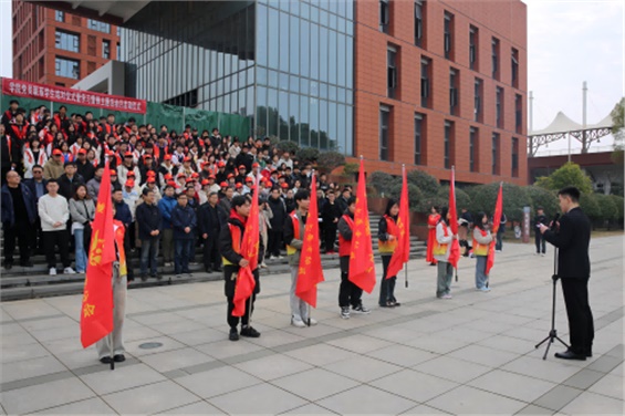 欧冠正规买球（中国）官方网站举行党员联系学生结对暨学习雷锋主题活动月启动仪式